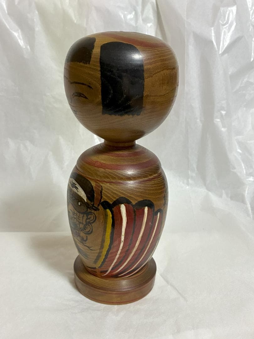 木地山系木地山こけし 槐のだるまこけし 現代の名工 小椋久太郎