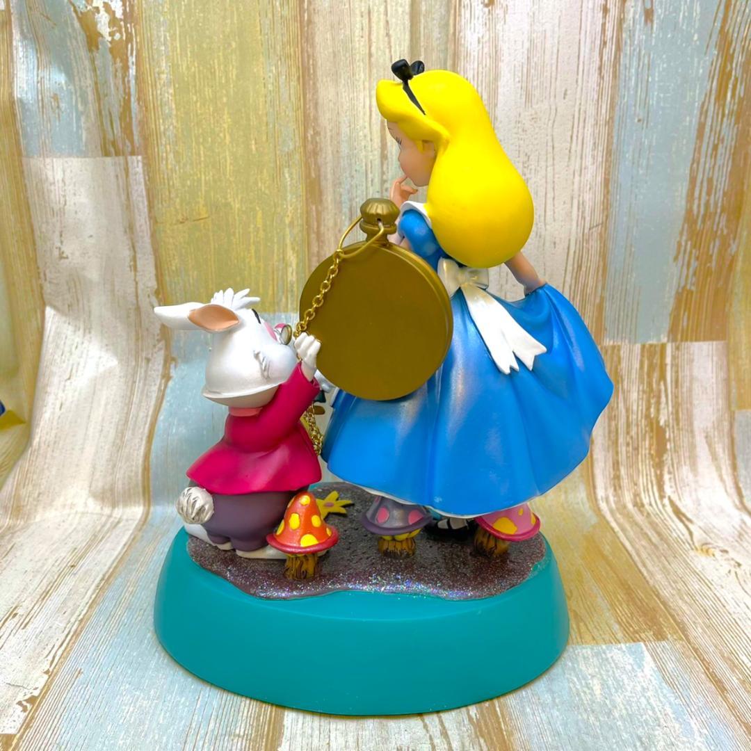 激レア★不思議の国のアリス Alice 白うさぎ 時計 ビッグフィギュア