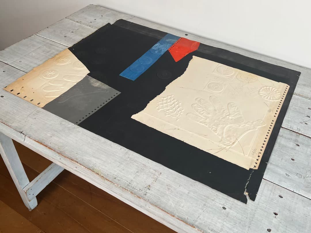 希少】アントニー・クラーベ① 「手袋と記号」 カーボンランダム