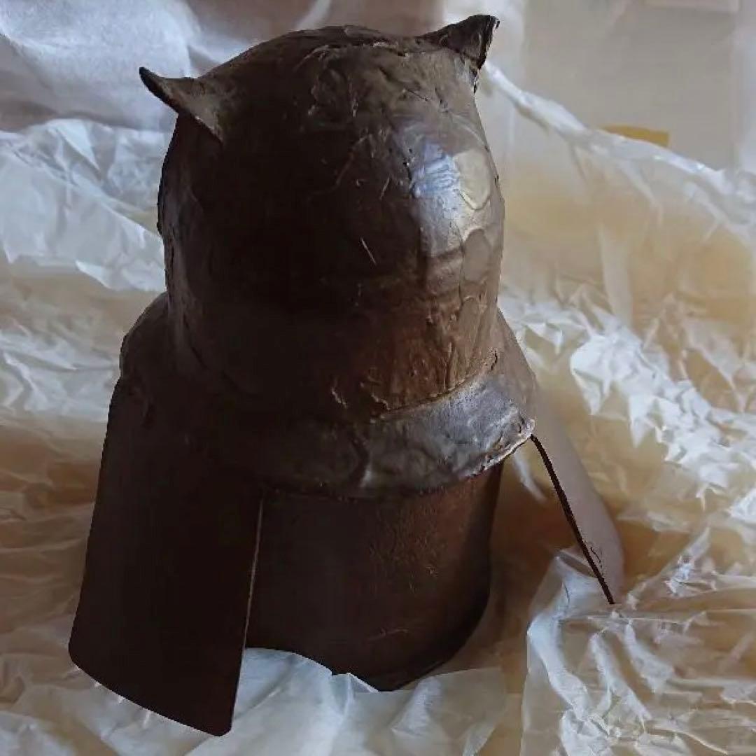 蠟型　鋳銅　小物入　みみずく 平井 昇甫 氏作 共箱入