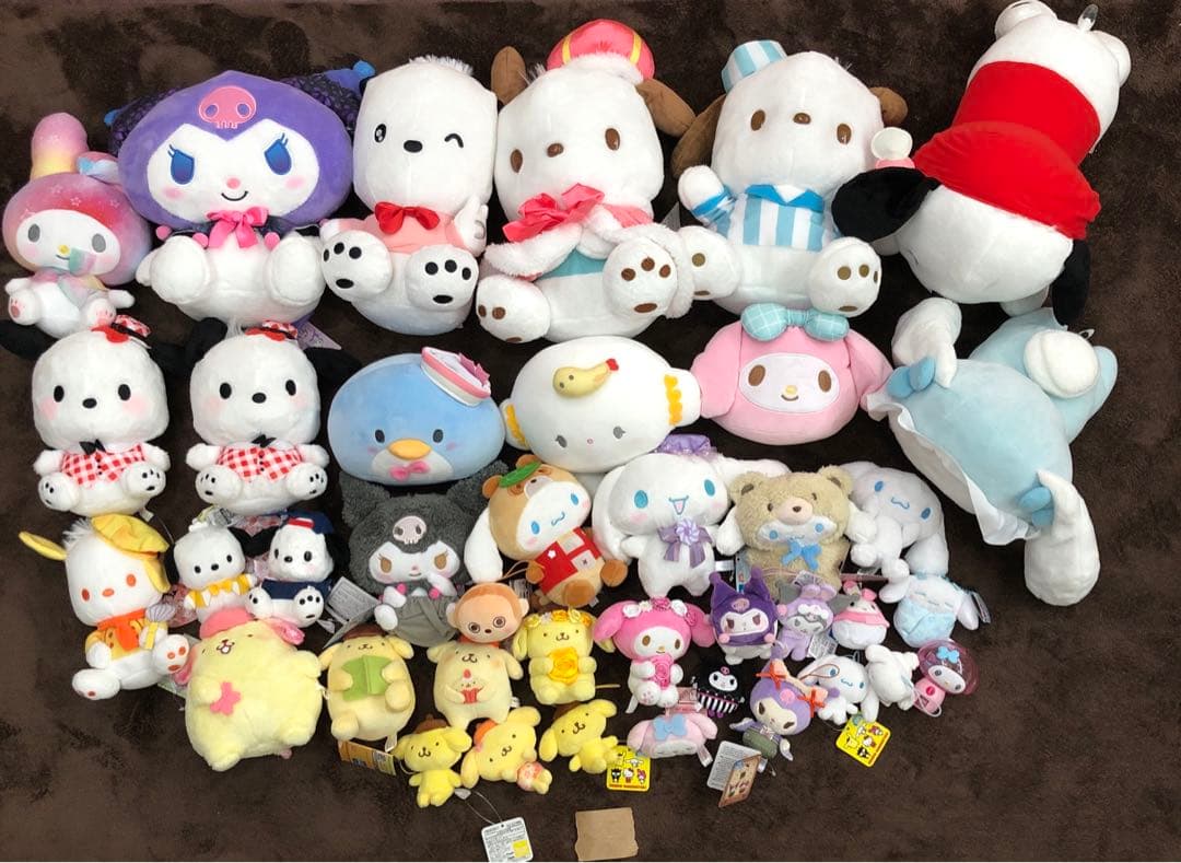 サンリオぬいぐるみマスコット50個まとめ売り