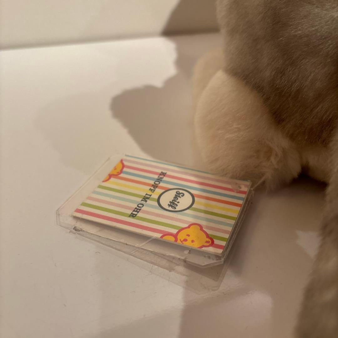 シュタイフ　ハスキー　犬　ぬいぐるみ