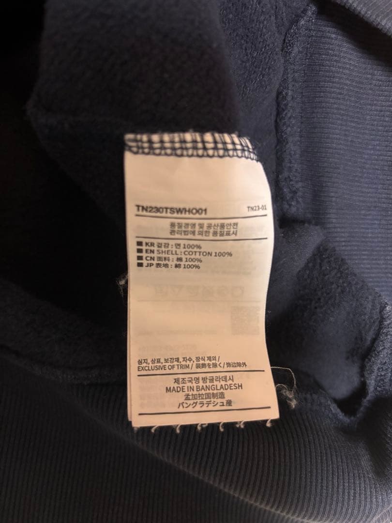 thisisneverthat ネイビー Mサイズ　パーカー