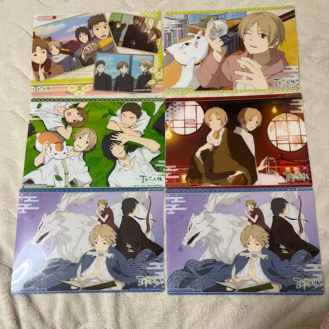 夏目友人帳 クリアビジュアルポスター 10枚セット 台紙付き⑨ 夏目友人