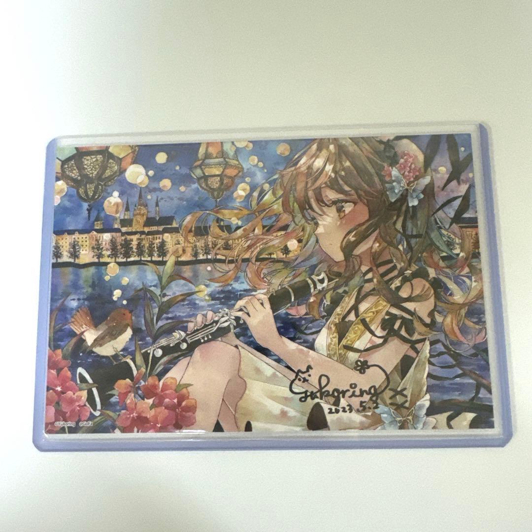 優子鈴　直筆サイン入り　ポストカード