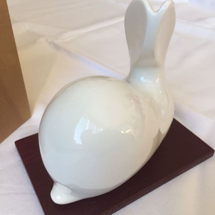 兎置物/陶芸作品/陶器/惣太郎作