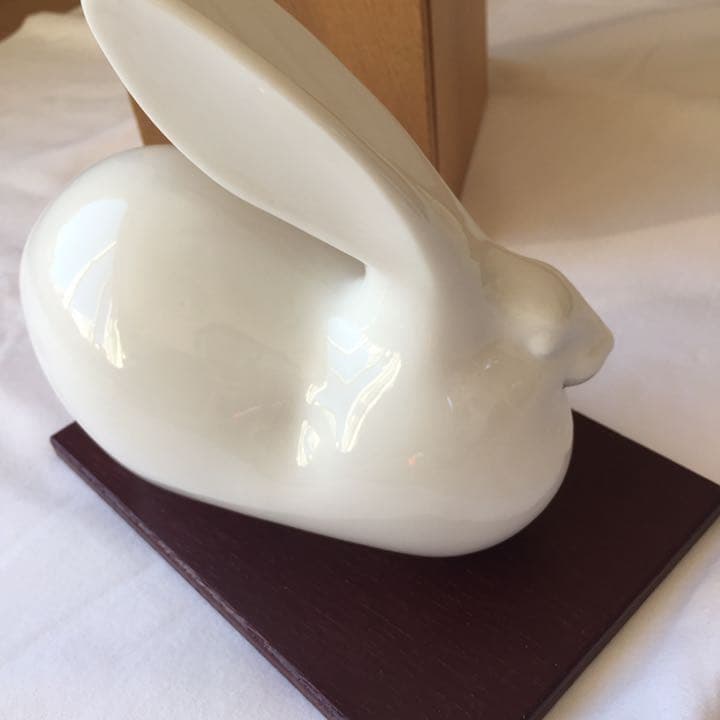 兎置物/陶芸作品/陶器/惣太郎作