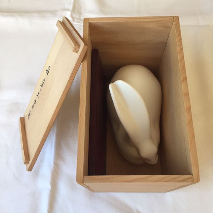 兎置物/陶芸作品/陶器/惣太郎作