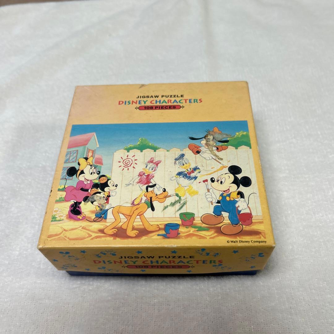 訳ありディズニーキャラクター ジグソーパズル 108ピースのうち3ピース