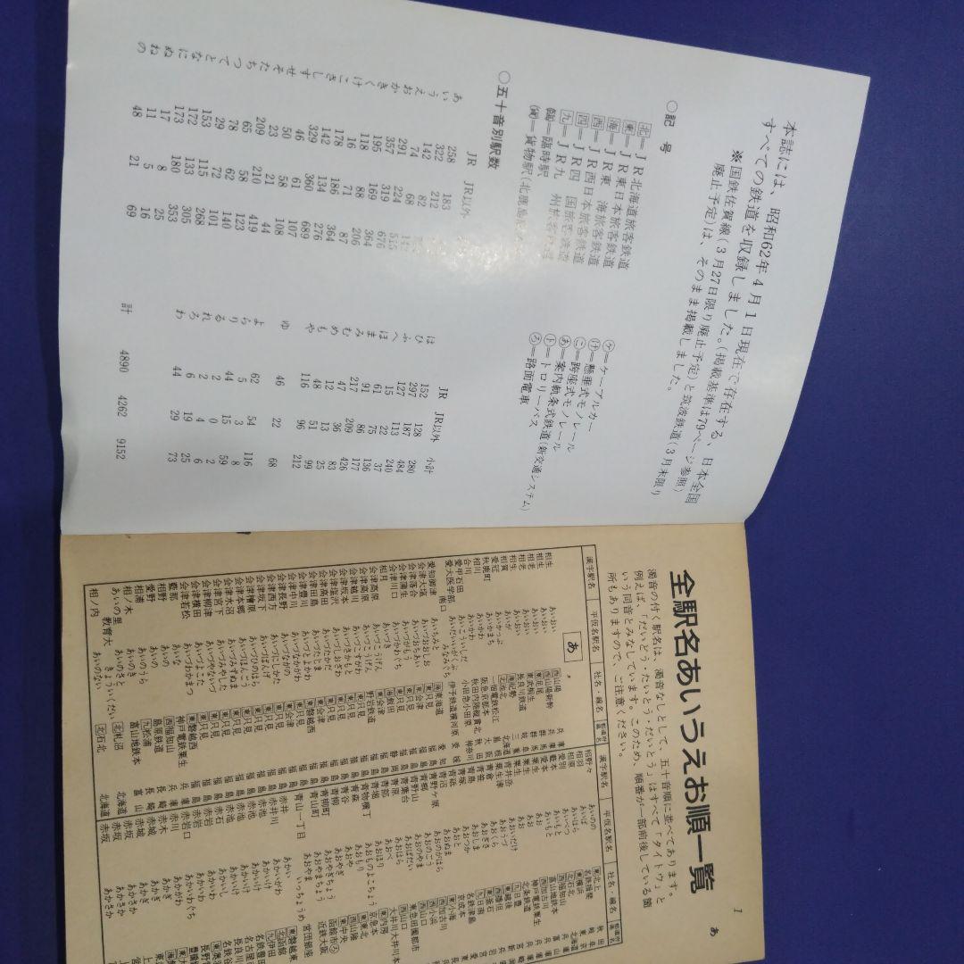 日本の鉄道　全駅一覧