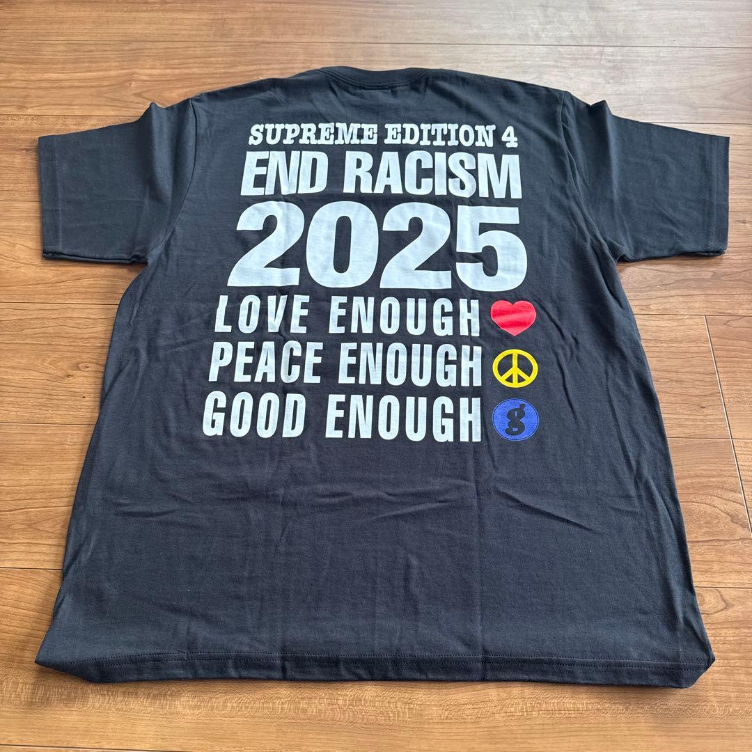 Supreme GOODENOUGH End Racism Tee 黒 L