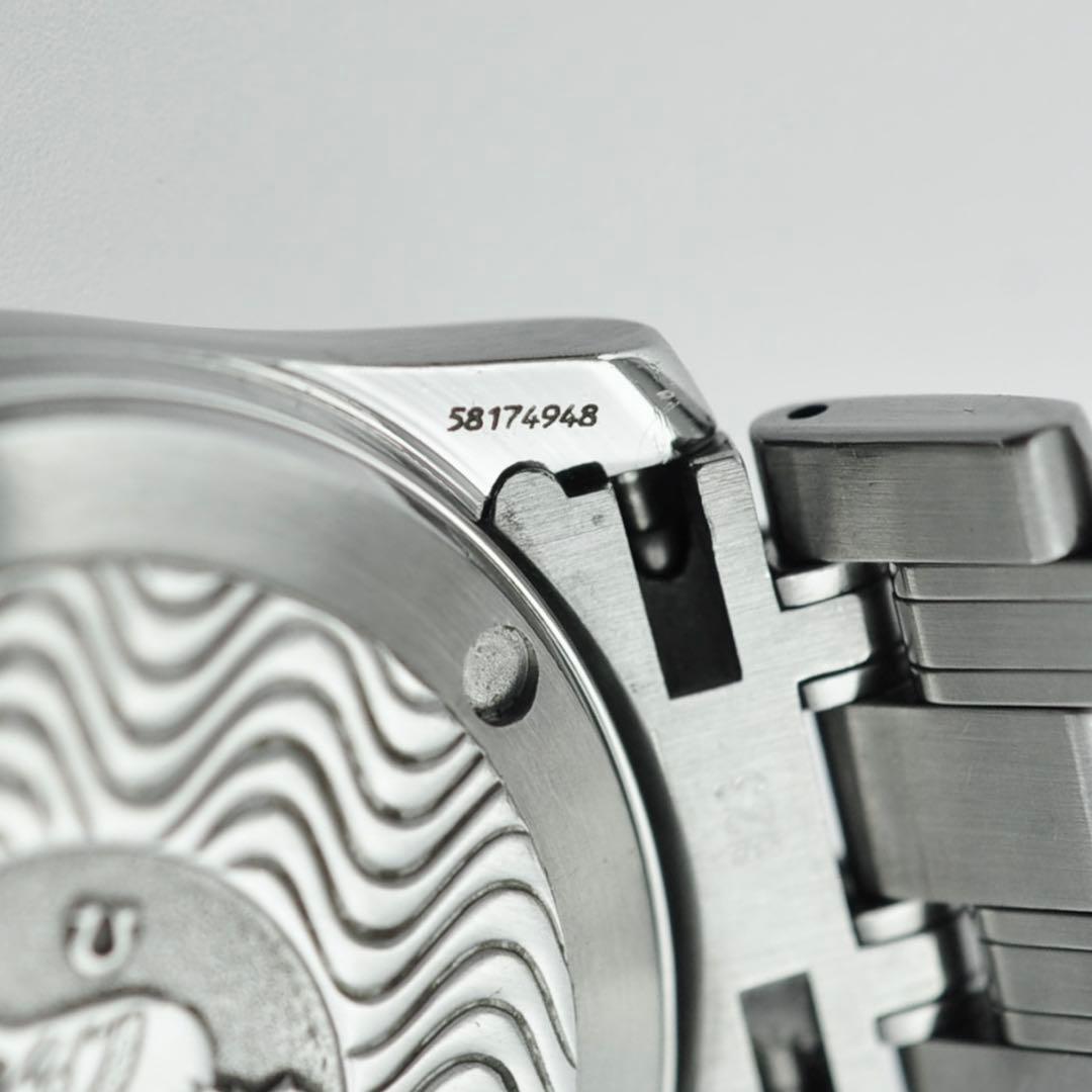 OMEGA オメガ 磨き済 2511.81 シーマスター 120m 紺 メンズ