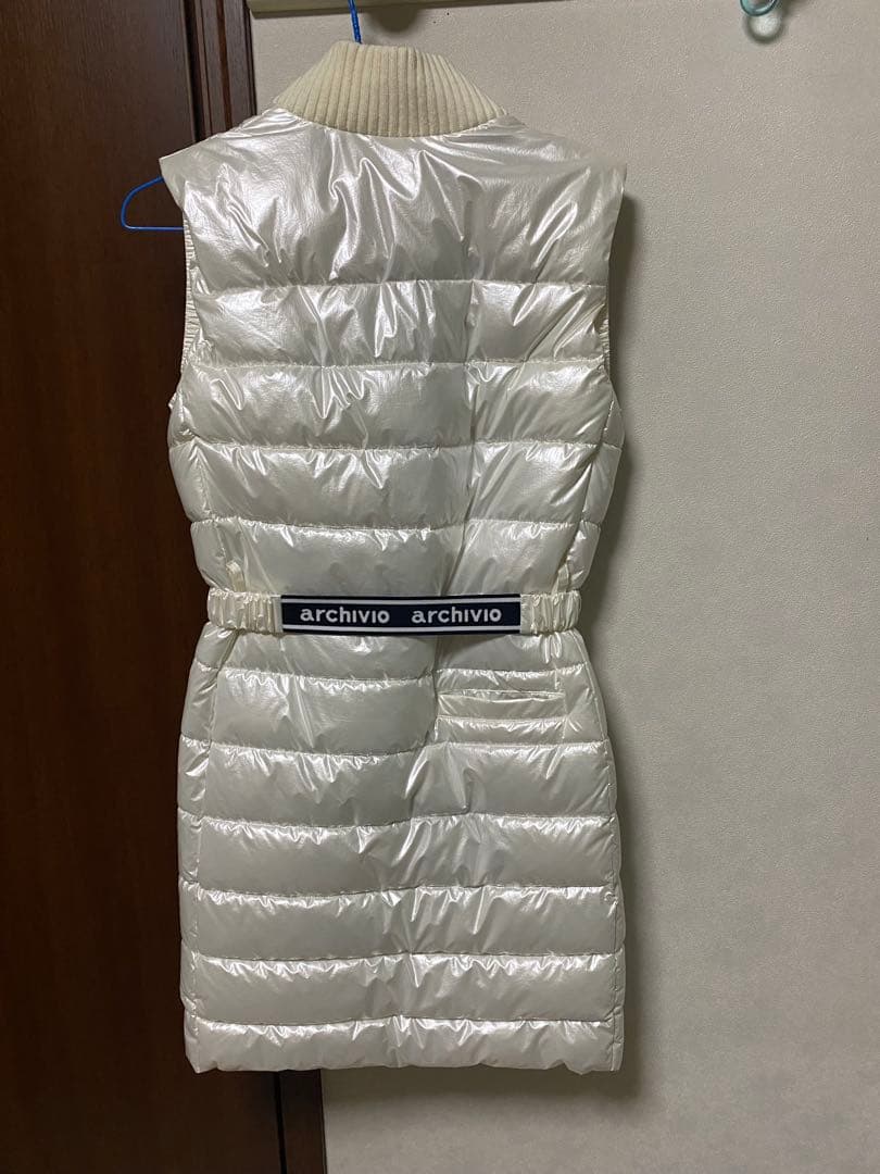 新品！未着用archivio ベルト付きホワイトワンピース