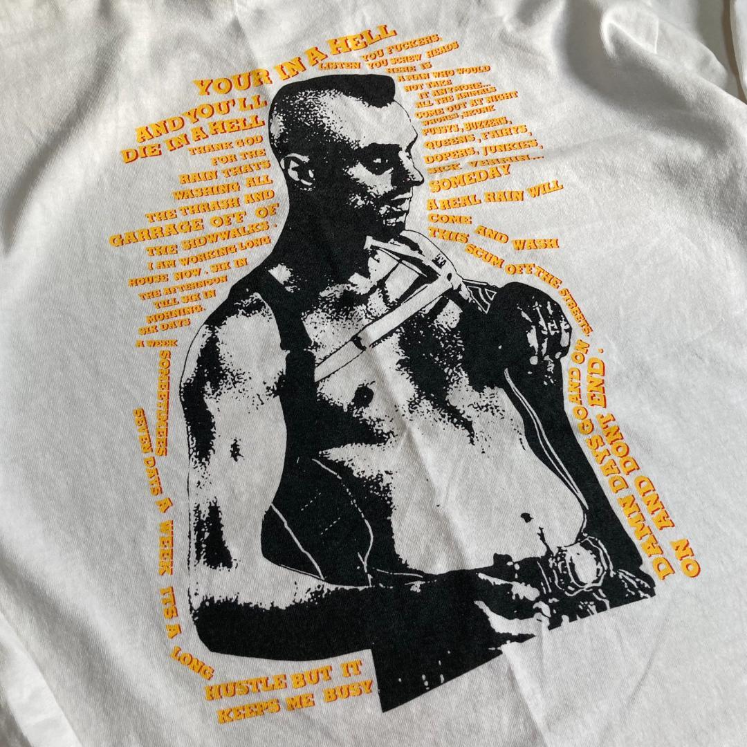 90sビンテージ タクシードライバー 映画Tシャツ ロンT 野村訓市 古着