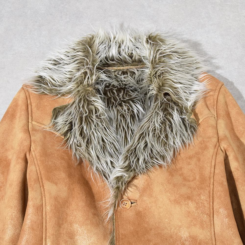 平成 y2k semantic design ファー ムートン コート L