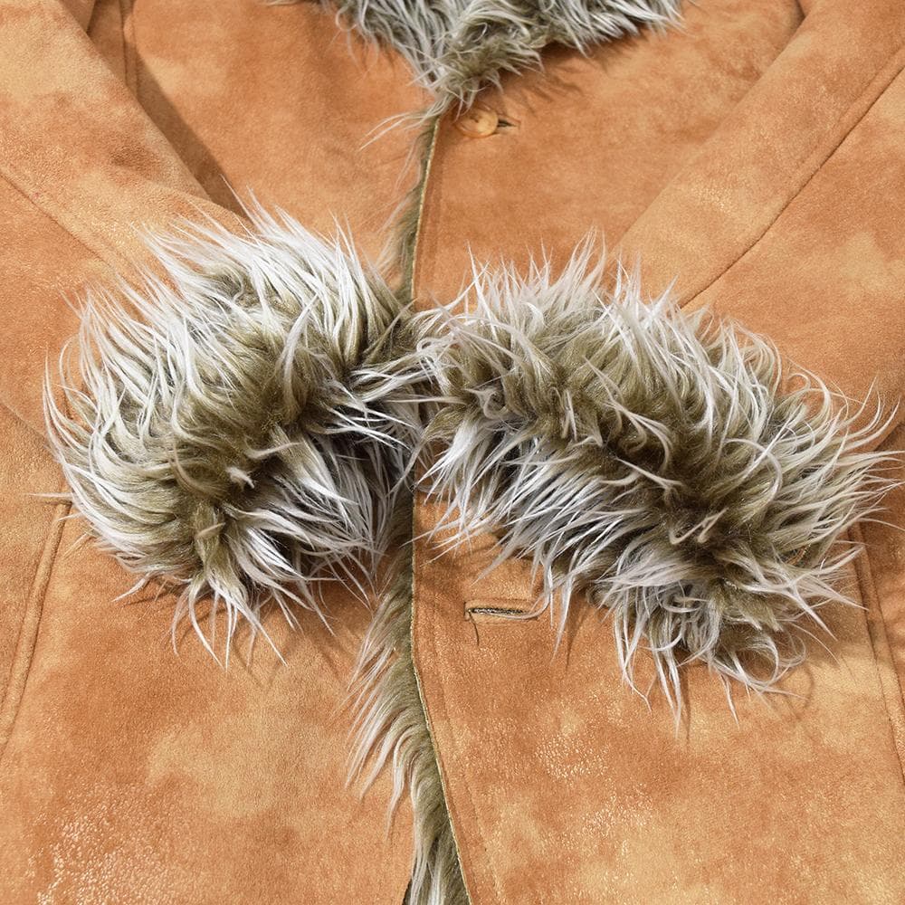 平成 y2k semantic design ファー ムートン コート L