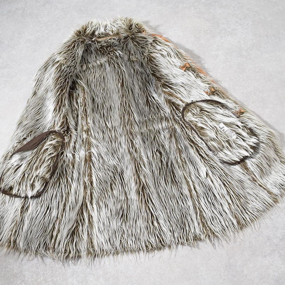 平成 y2k semantic design ファー ムートン コート L