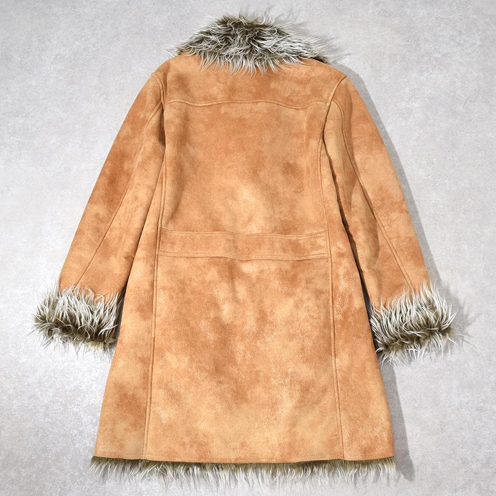 平成 y2k semantic design ファー ムートン コート L