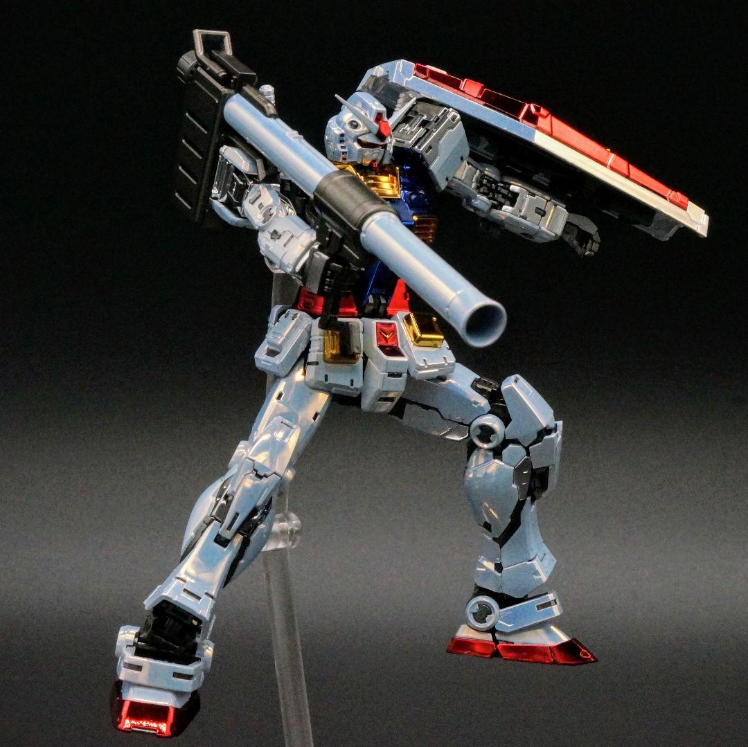 完成品【メッキ仕様】RG RX-78-2 ガンダム 2.0 GUNDAM 全塗装 RG