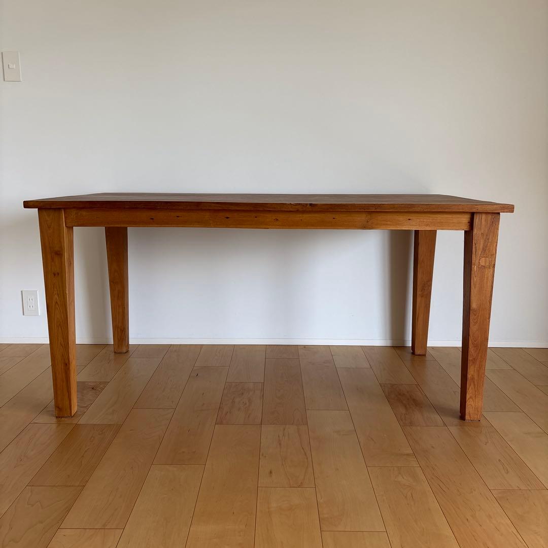 無垢材チーク・ダイニングテーブル （KNOLL）