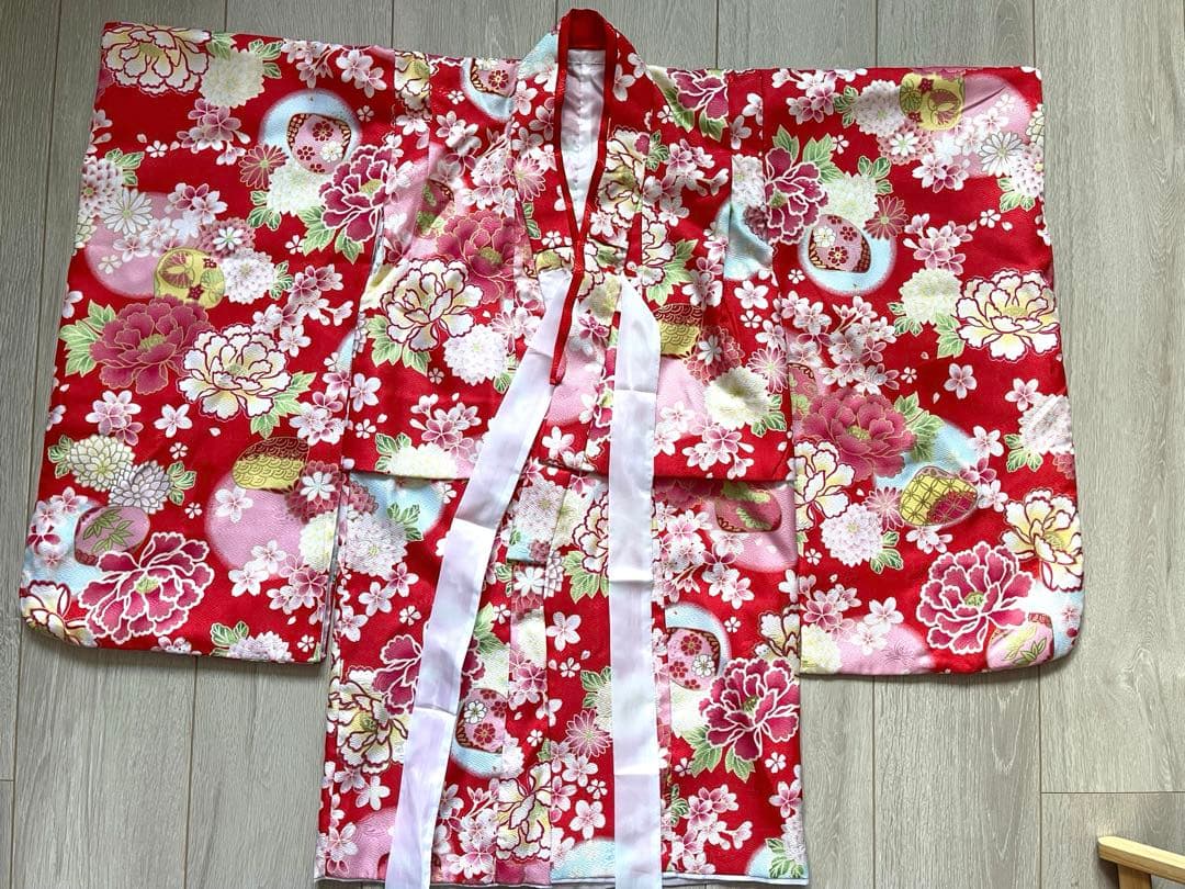 豪華9点フルセット　七五三 着物 3歳 753 被布セット