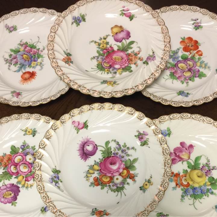 アンティーク ドレスデン プレート アンティーク ドレスデン プレートA | VIEW ANTIQUES