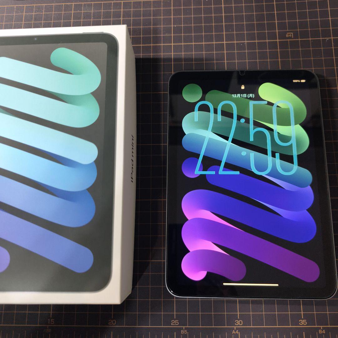 【美品バッテリー100%】iPad mini 第7世代128GB　ケース付 バッテリー100%】iPad mini 第7世代 128GB ケース付 美品バッテリー100