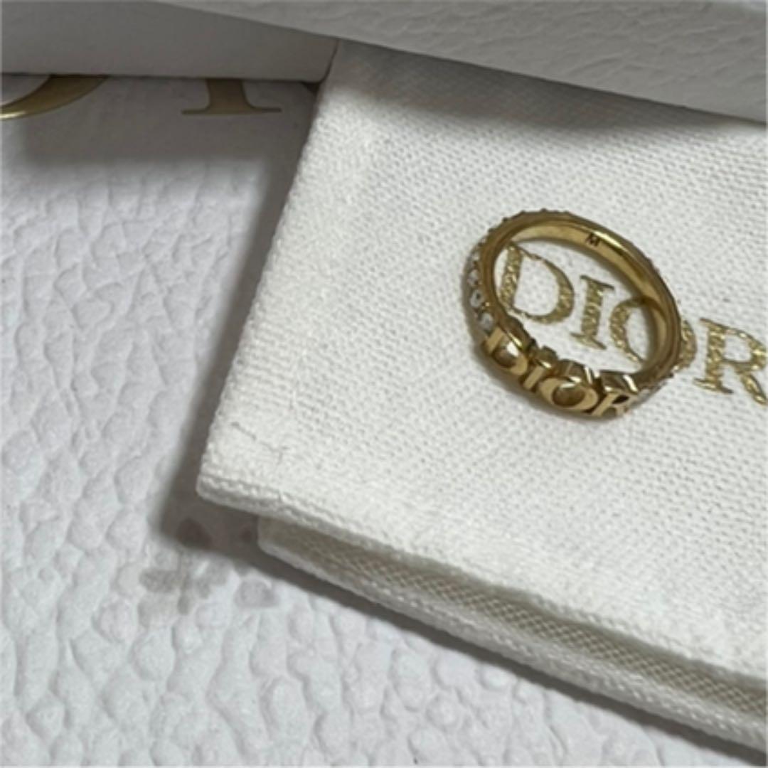 Christian Diorクリスチャンディオール指輪リング　ゴールドストーン