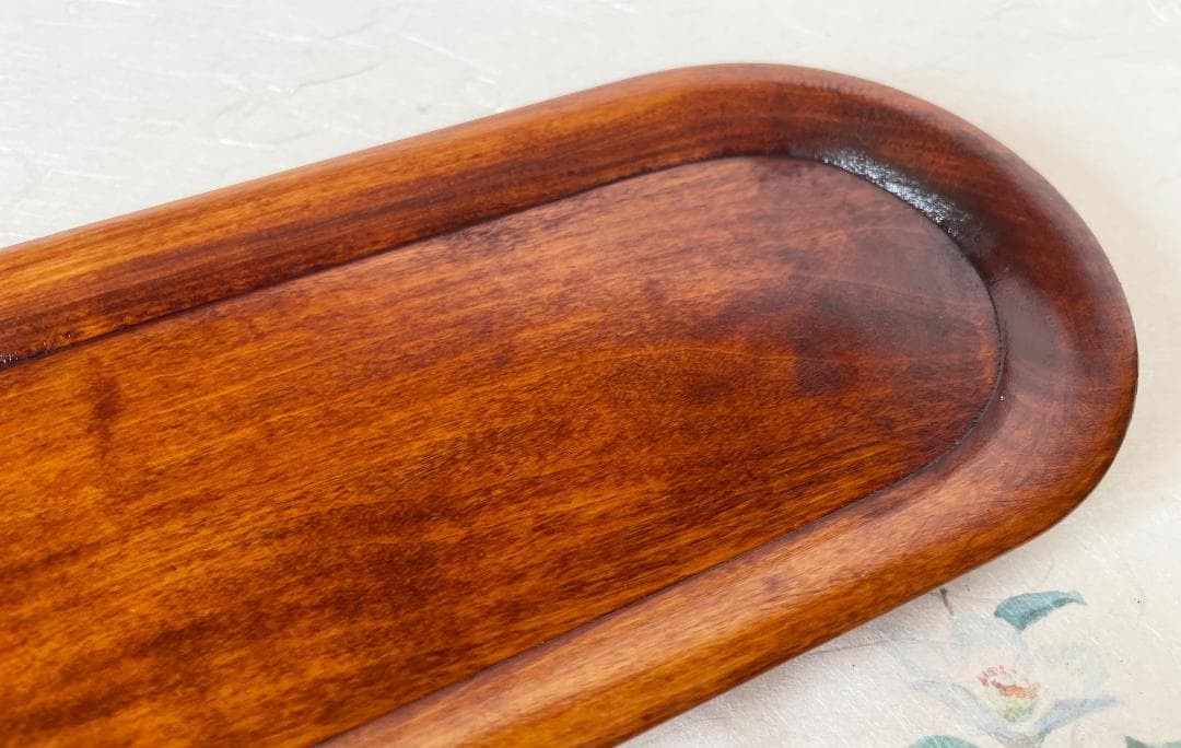 お盆トレー 長盆 すり漆一文字盆 本漆塗り 国産 木製 香川漆器 讃岐漆器 漆器