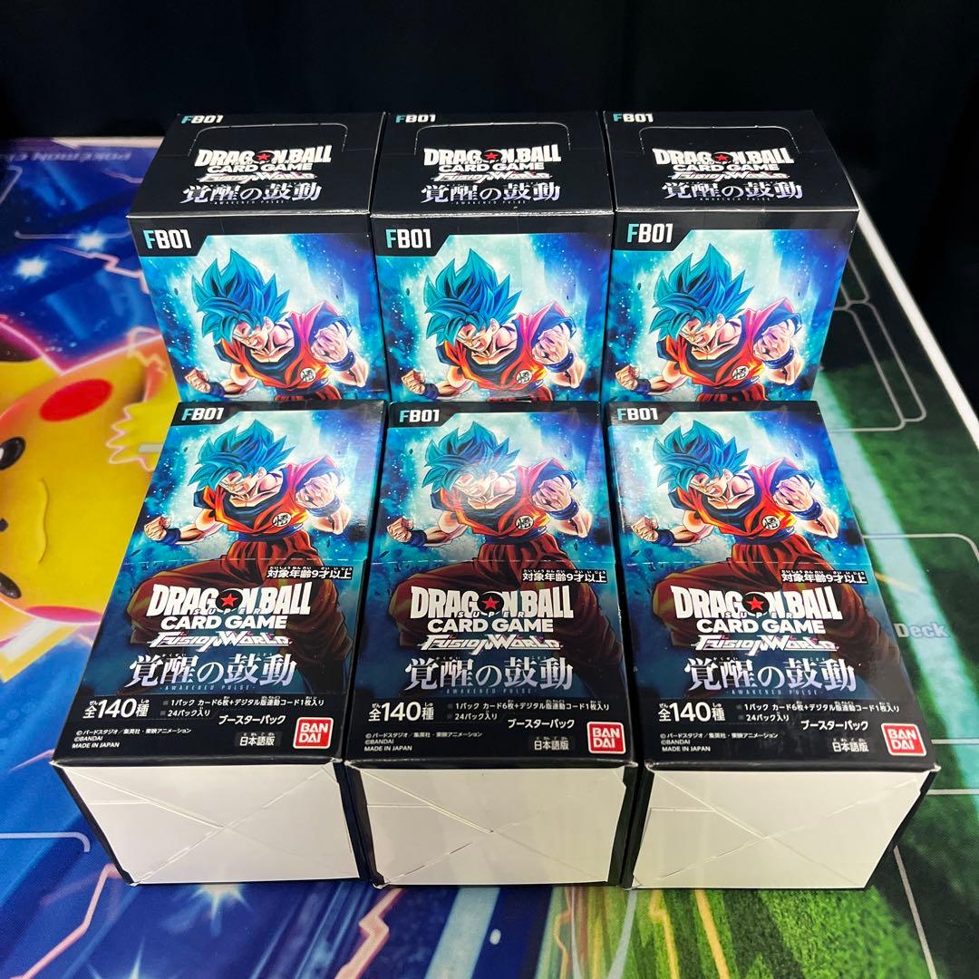 覚醒の鼓動6BOX未開封BOXテープ付きドラゴンボール