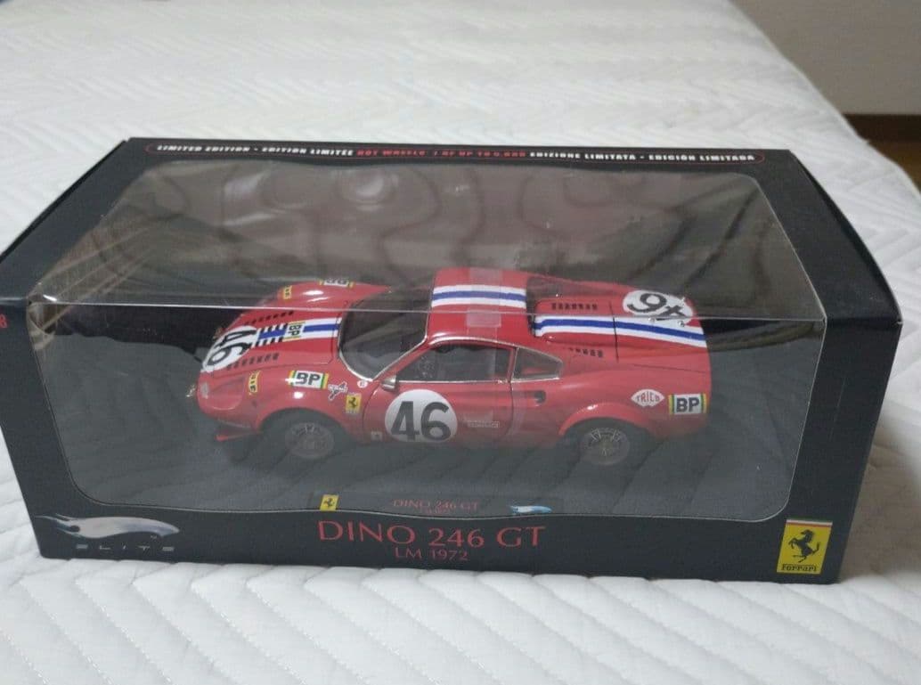 1/18 マテル Dino 246 GT ル・マン仕様 フェラーリ ディーノ 1/18 マテル Dino 246 GT ル・マン仕様 フェラーリ ディーノ 1/18