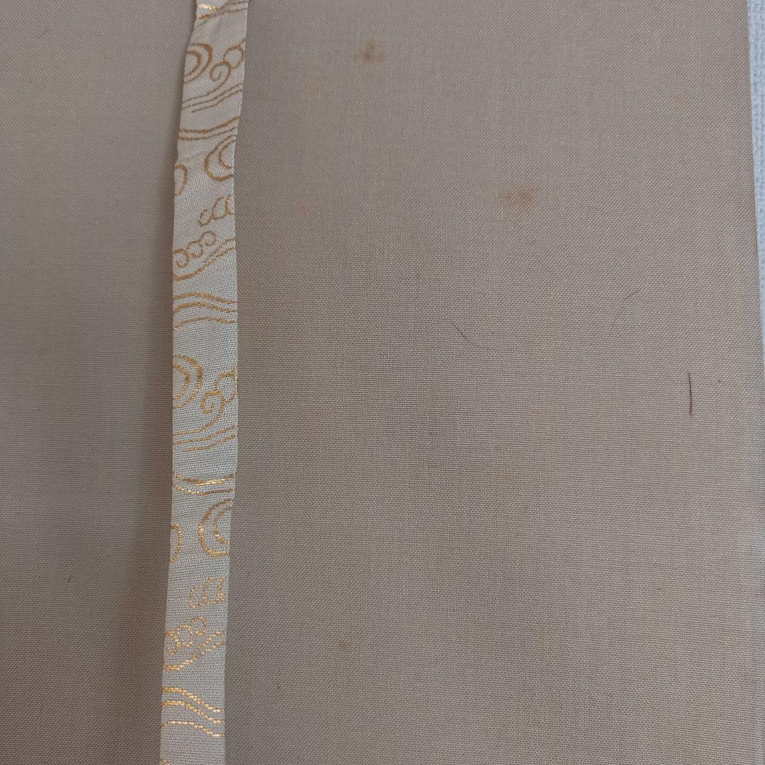 尾上晩翠 「寒牡丹に俳句と俳画」 肉筆真作 金箔の紙 窯変高級陶器軸 美品 箱付