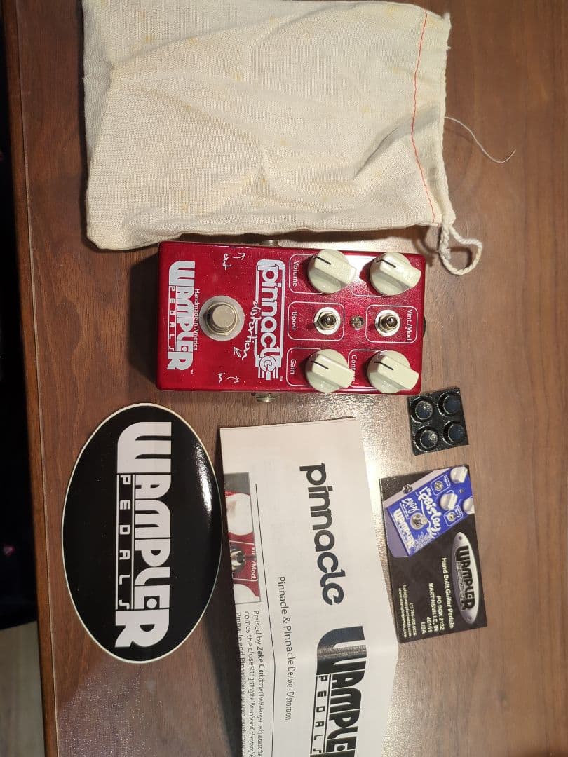 Wampler Pinnacle Distortion ギターエフェクター マーシャルらしさをエフェクターにしたPinnacle Distortion | Musette