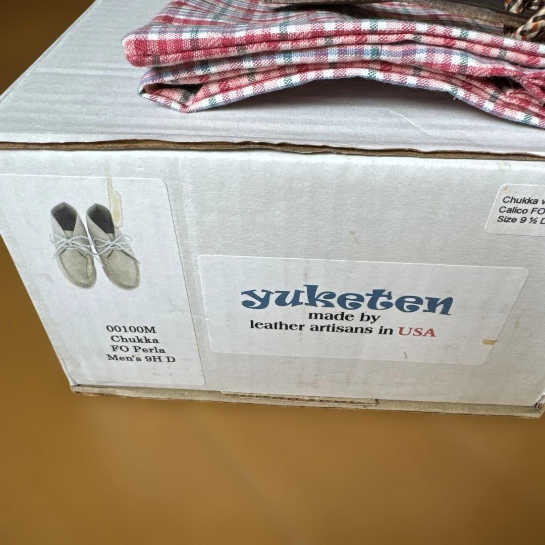 Yuketen Chukka ブーツ size９h D サンドベージュ