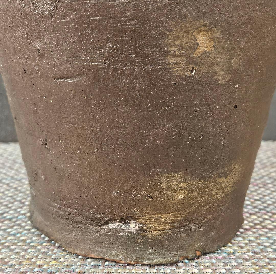 東南アジア古陶磁器系 琉球古陶系 南蛮壺 花入れ 茶道具 茶器 高27.2