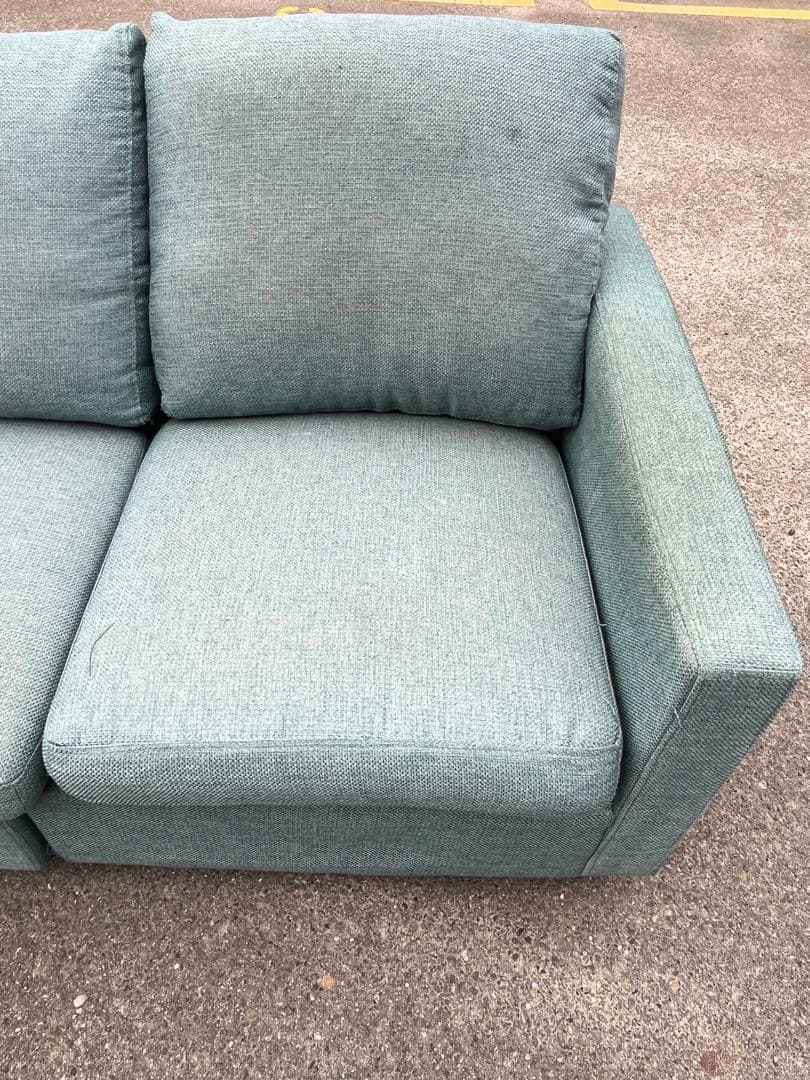 ３人掛けソファ　オットマン付き