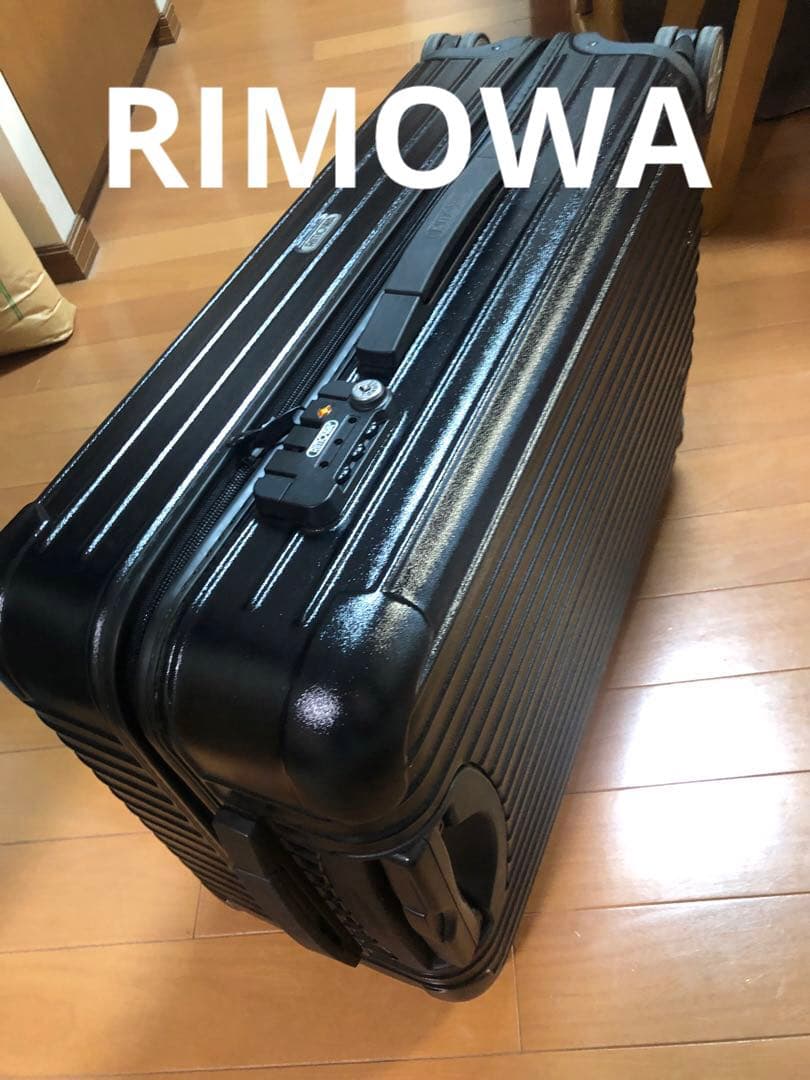 RIMOWA スーツケース 約63L 黒 サルサ キャリーケース 4輪