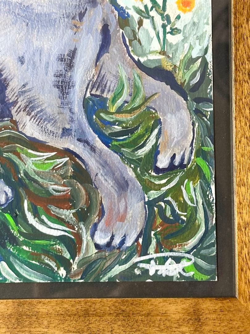 原画/抽象画/モダンアート/現代アート/アクリル画 Magic hour 海 空