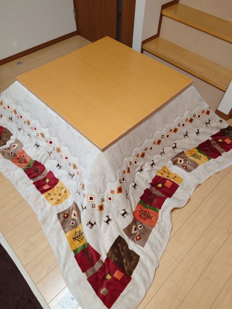 無印良品 こたつにもなるローテーブル MK-758 ニトリこたつ布団の