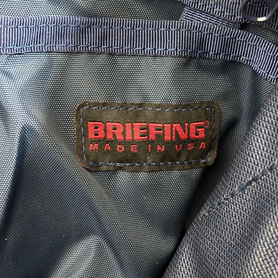 美品BRIEFING BEAMS PLUS / 別注 3WAY BAG NAVY