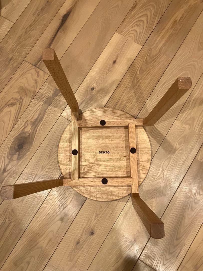 DENTO/スツール/オーク/4本脚