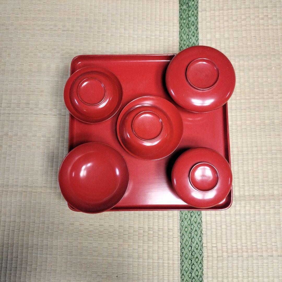 輪島塗の御膳　15セット ＋おひつとシャモジのセットです。