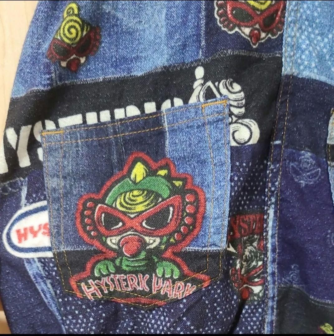 ヒステリックミニ★パッチワークダルマオール×新品タグ×M(90)