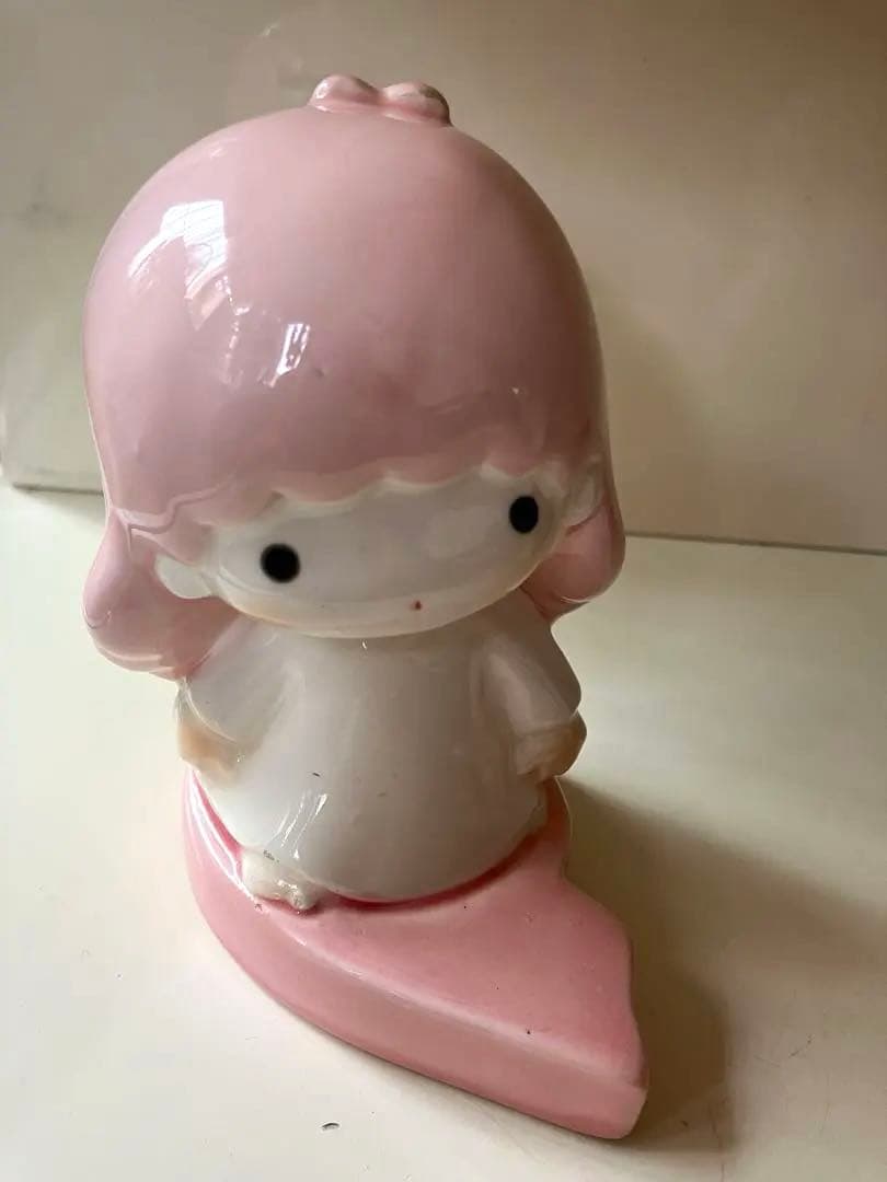 LittleTwinStars キキララ　貯金箱　1976年　レア　昭和レトロ