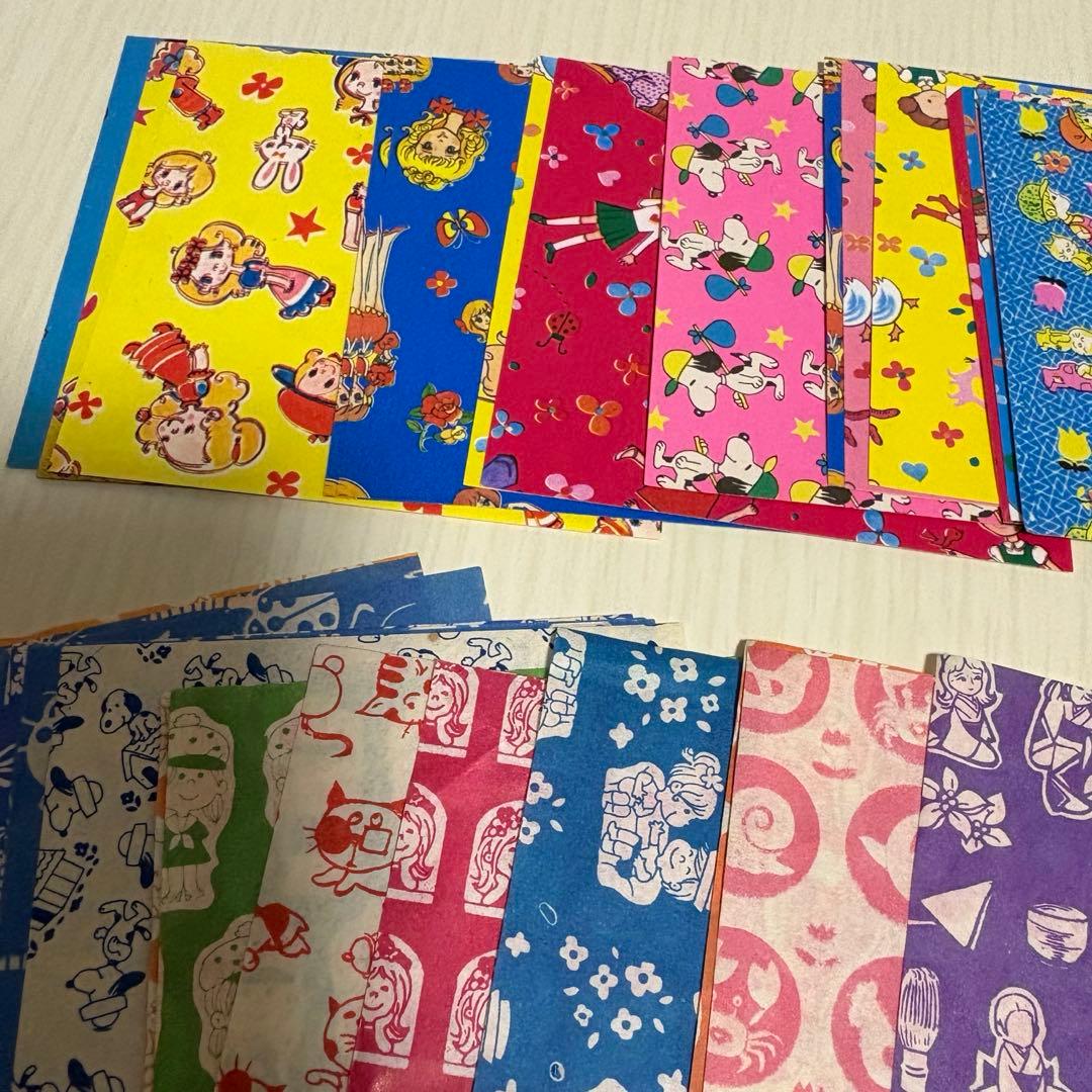 150枚以上】折り紙 千代紙 おりがみ 昭和レトロ 大量 当時物 レア
