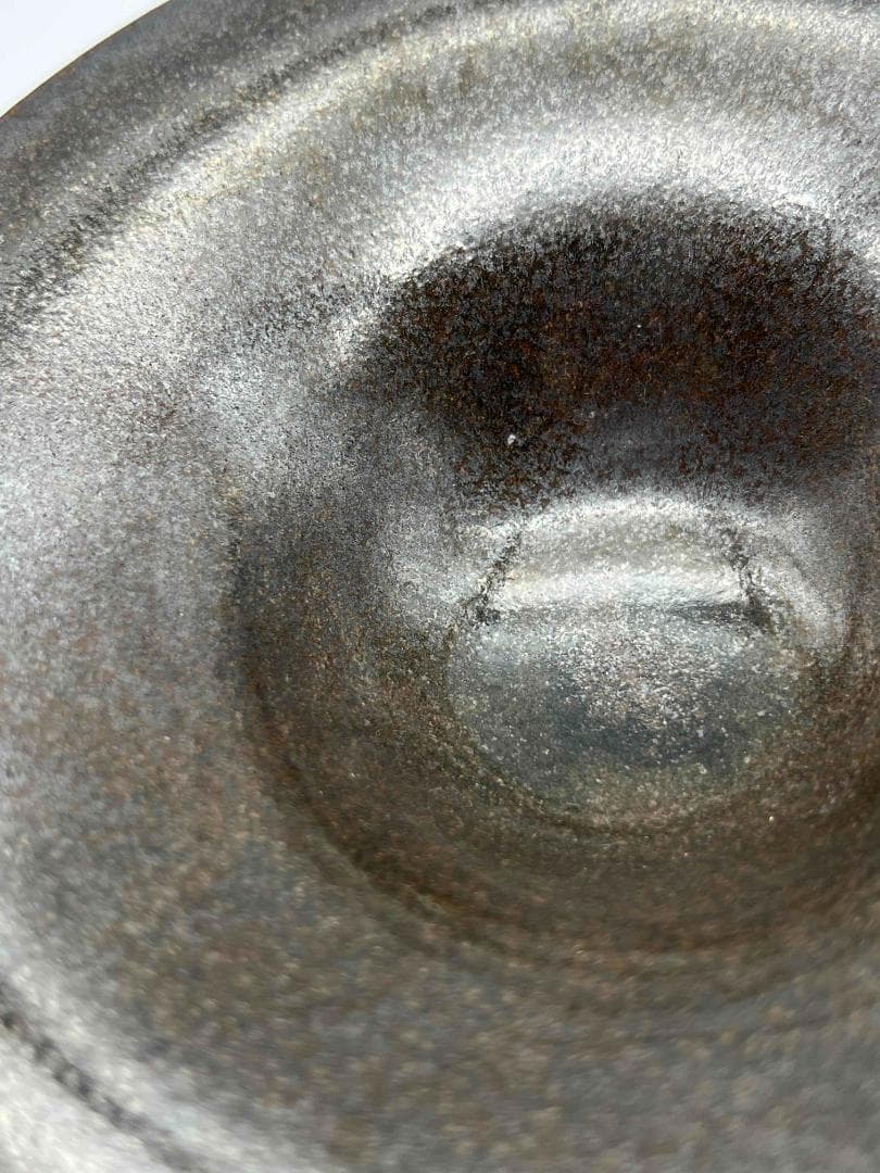 南宋時代 油滴天目茶碗 笠茶盞 旧家蔵出し 唐物 古賞物