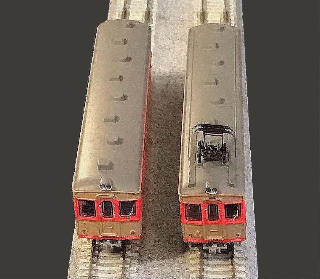 ■ 鉄コレ 東武鉄道7820型2両セット(ツートンカラー・2灯)B N化動力付き