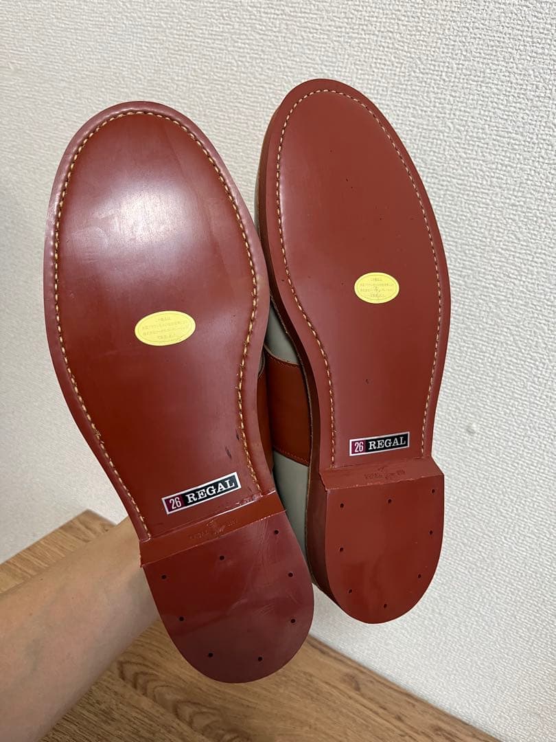 新品 REGAL サドルシューズ 26cm 2051 ブラウン リーガル