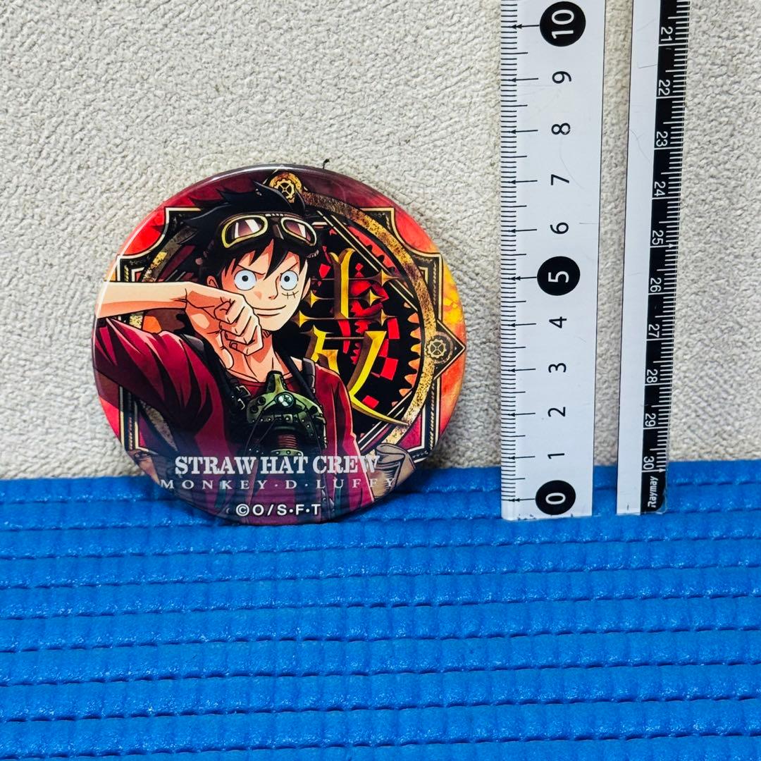 ONE PIECE ルフィ 輩缶バッジ engine ゅ - メルカリ