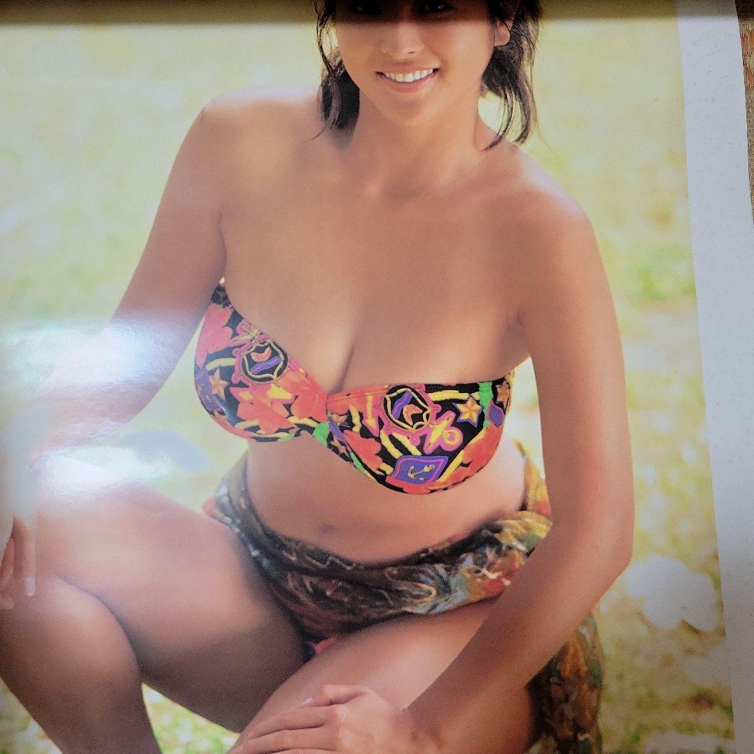 かとうれいこ　1992年カレンダー　水着ビキニ